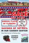 Red, White & Bloom Sale