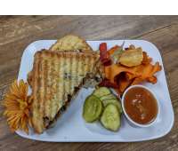 Blackberry Dijon and Brie Chicken Panini* (Our guests favorite!)