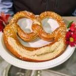 SOFT PRETZEL WITH CHEDDAR