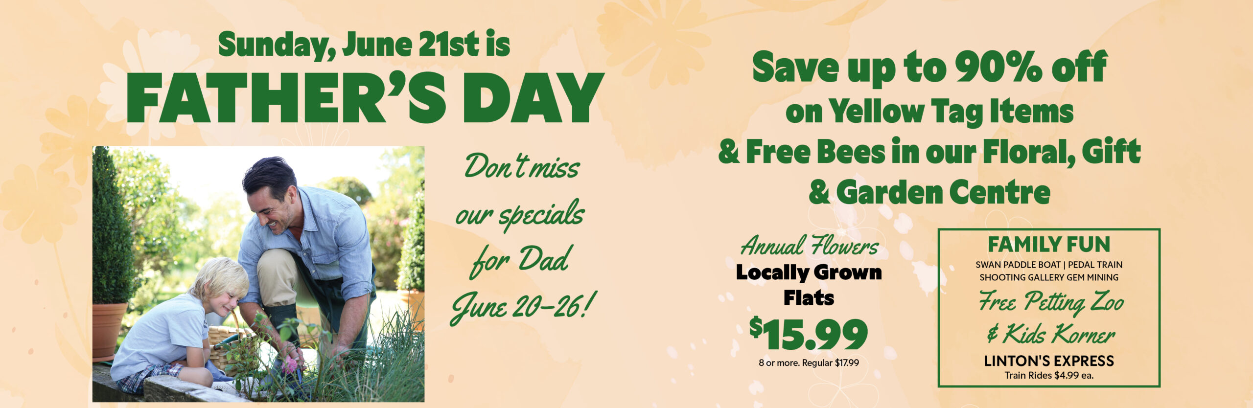 June 21st is Fathers Day!