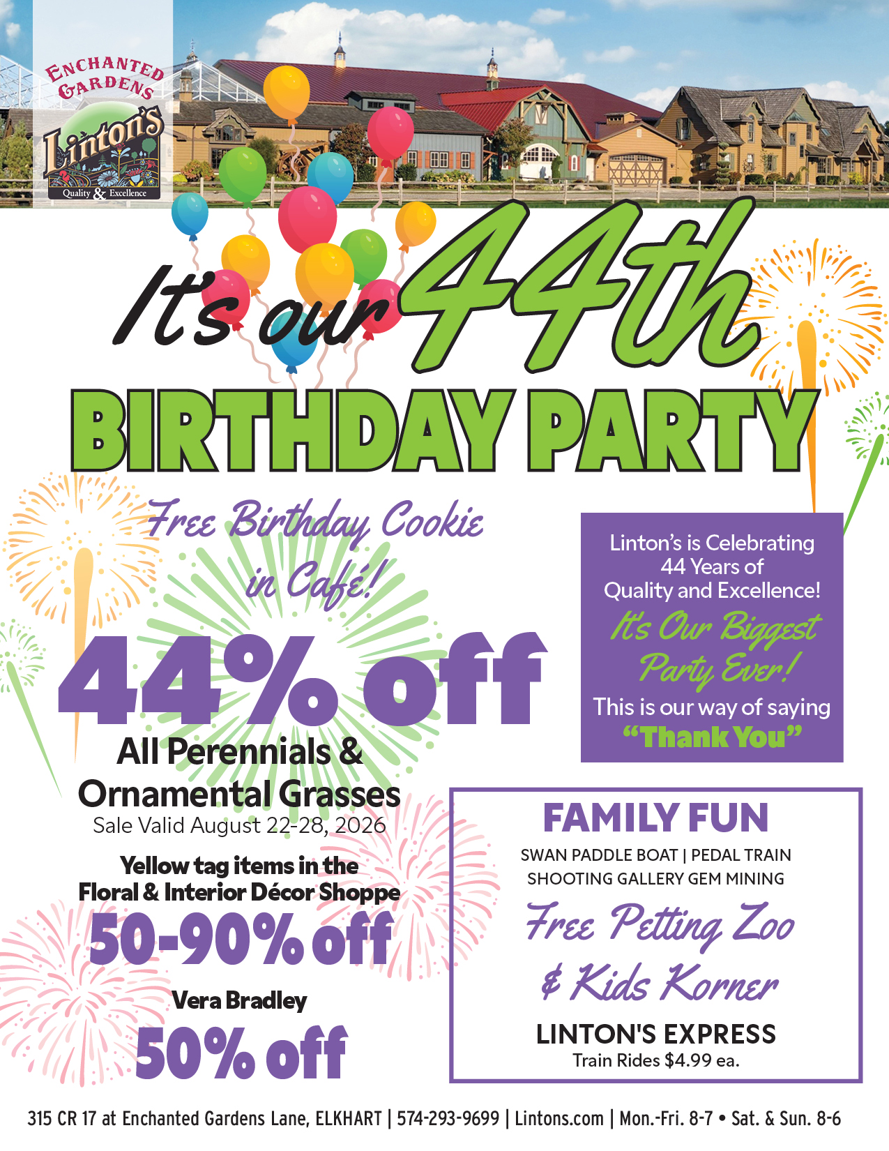 Linton's 44th Birthday Party