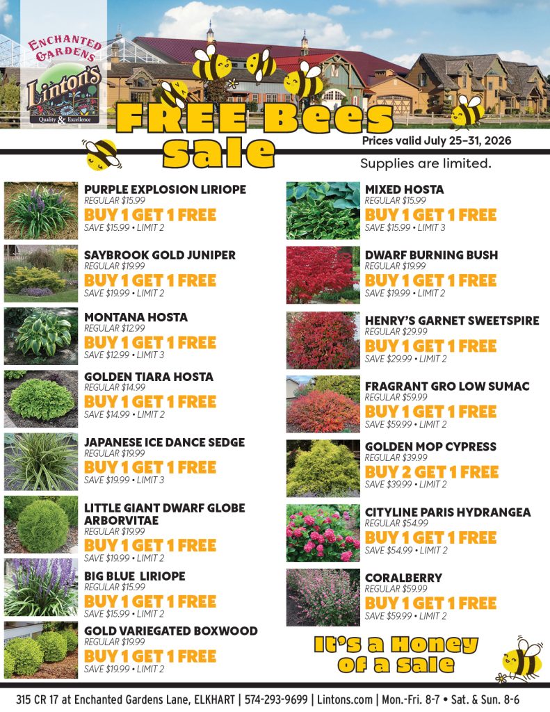 FreeBees Sale July 25th-August 1st, 2026